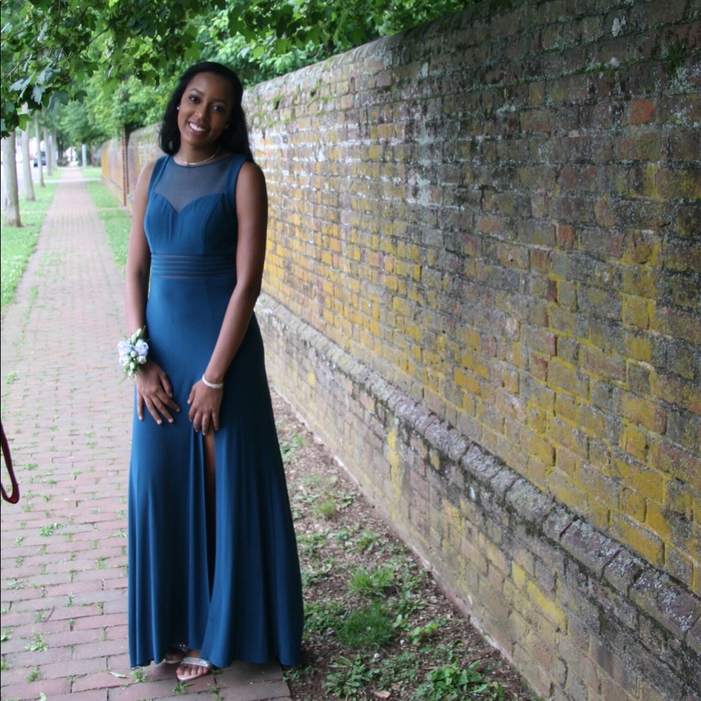 Teal Prom Dress